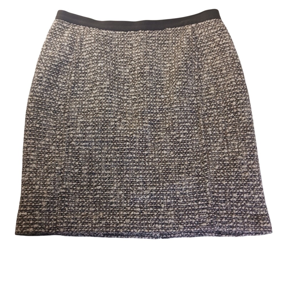 Talbots Wool Blend Tweed Skirt Lined Classic Fit Brown‎ Textured Women's 6P